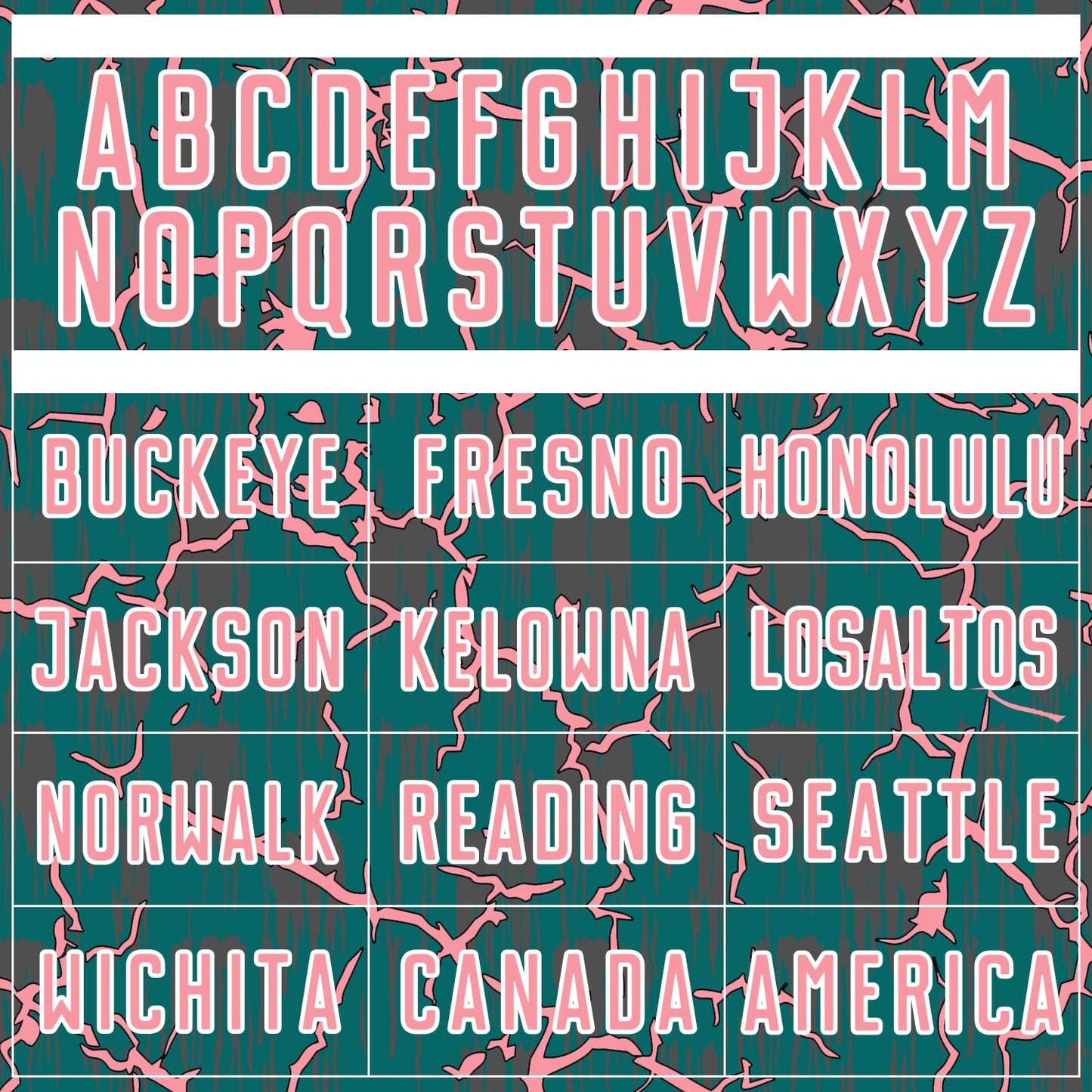 Custom Teal Medium Pink-White Lightning Sublimation Soccer Uniform Jersey Limited