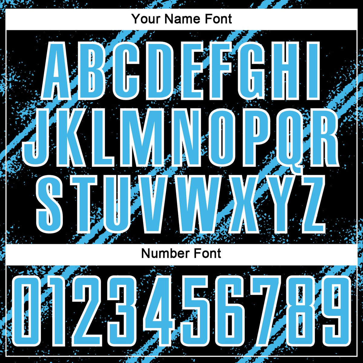 Custom Black Sky Blue-White Abstract Fragment Art Splash Sublimation Soccer Uniform Jersey Limited