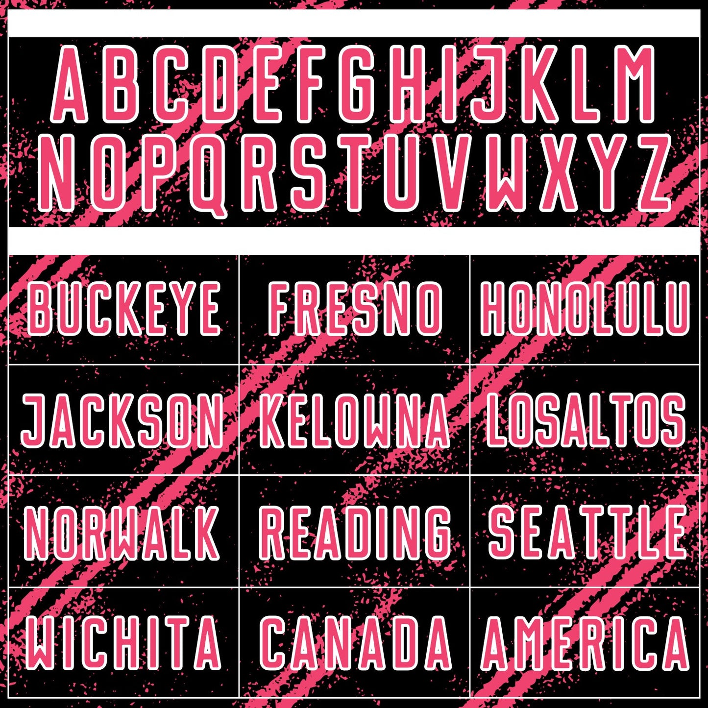 Custom Black Neon Pink-White Abstract Fragment Art Splash Sublimation Soccer Uniform Jersey Limited