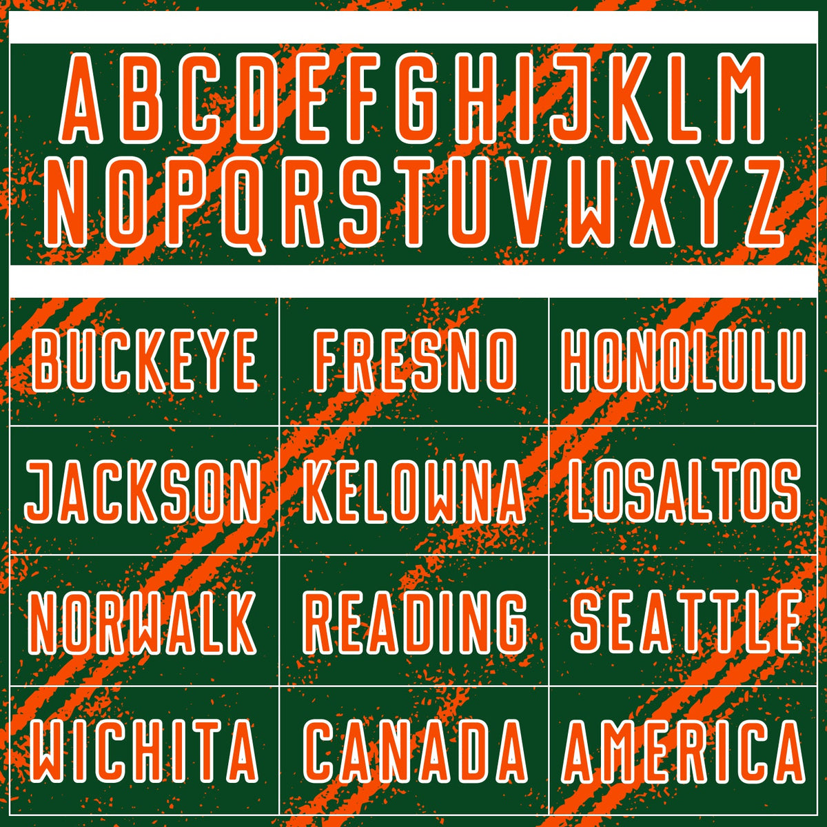 Custom Green Orange-White Abstract Fragment Art Splash Sublimation Soccer Uniform Jersey Limited