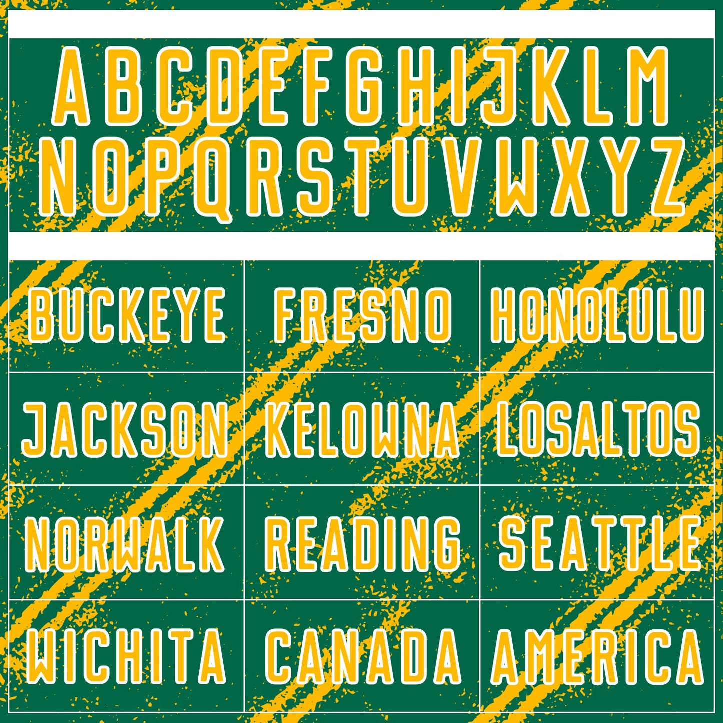 Custom Kelly Green Gold-White Abstract Fragment Art Splash Sublimation Soccer Uniform Jersey Limited