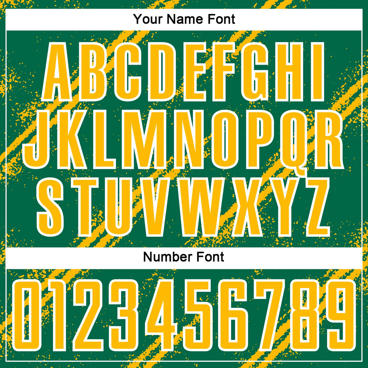 Custom Kelly Green Gold-White Abstract Fragment Art Splash Sublimation Soccer Uniform Jersey Limited