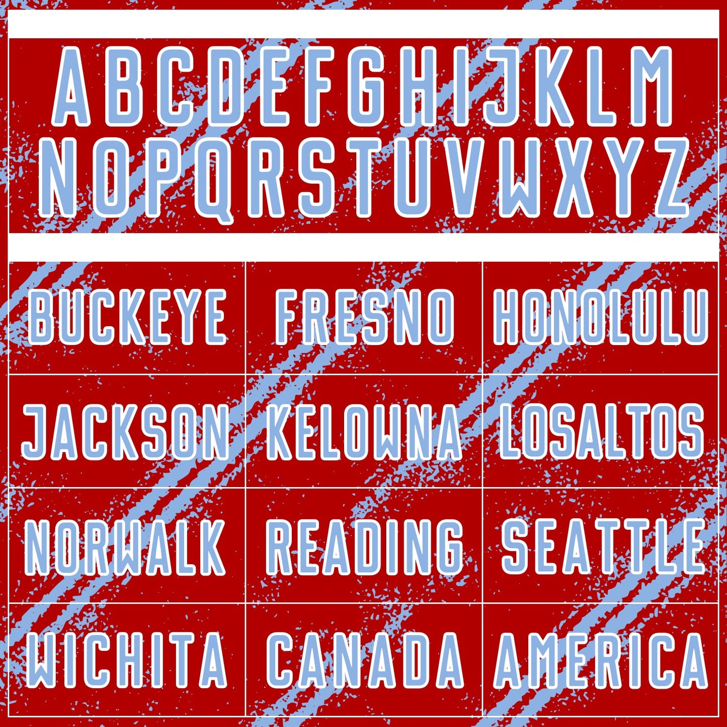 Custom Red Light Blue-White Abstract Fragment Art Splash Sublimation Soccer Uniform Jersey Limited