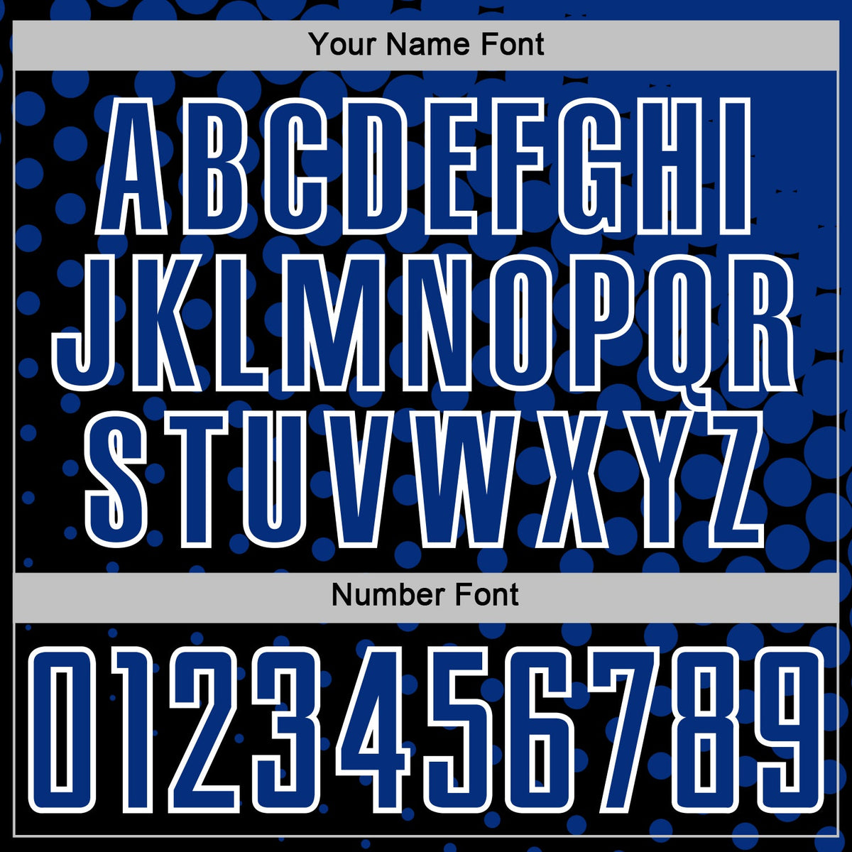 Custom Black Royal-White Modern Polka Dot Sublimation Soccer Uniform Jersey Limited