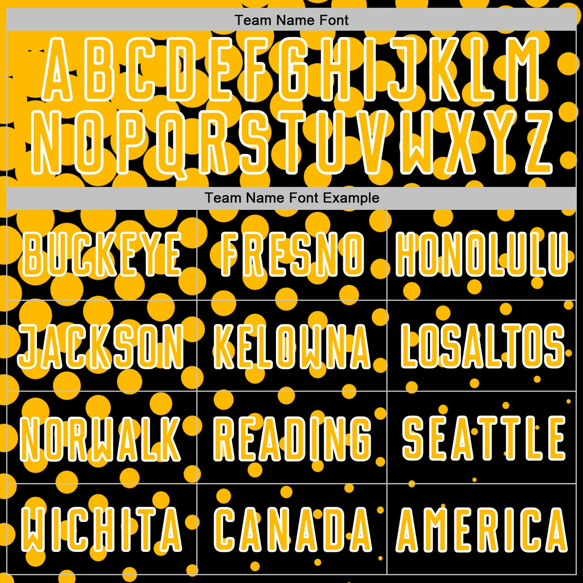 Custom Black Gold-White Modern Polka Dot Sublimation Soccer Uniform Jersey Limited