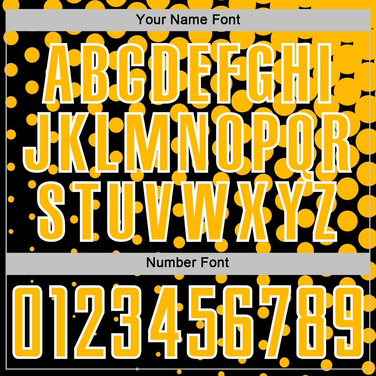 Custom Black Gold-White Modern Polka Dot Sublimation Soccer Uniform Jersey Limited