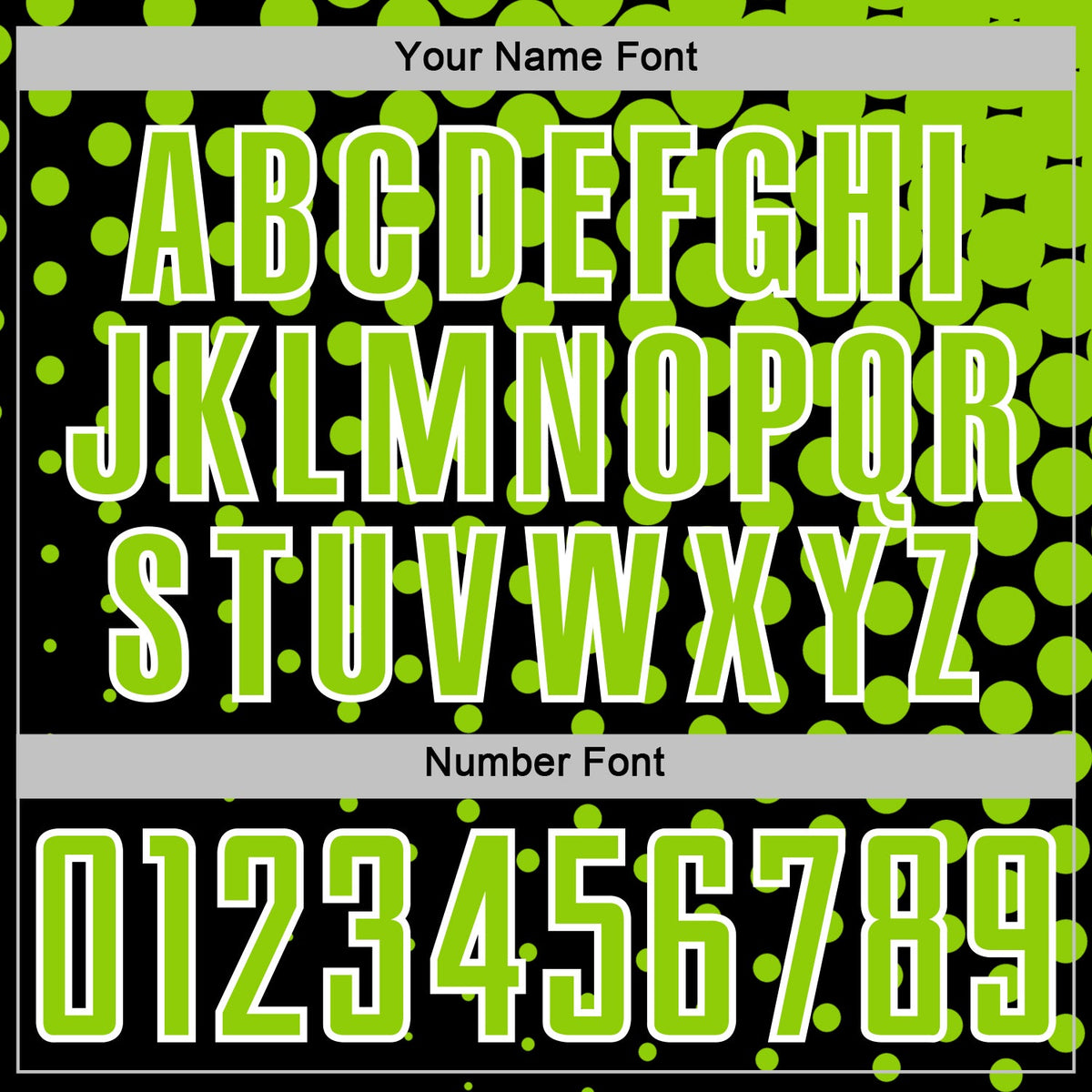Custom Black Neon Green-White Modern Polka Dot Sublimation Soccer Uniform Jersey Limited