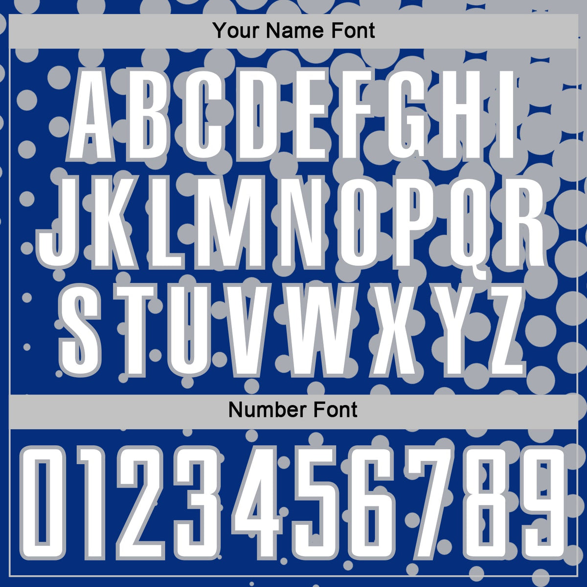 Custom Royal White-Gray Modern Polka Dot Sublimation Soccer Uniform Jersey Limited