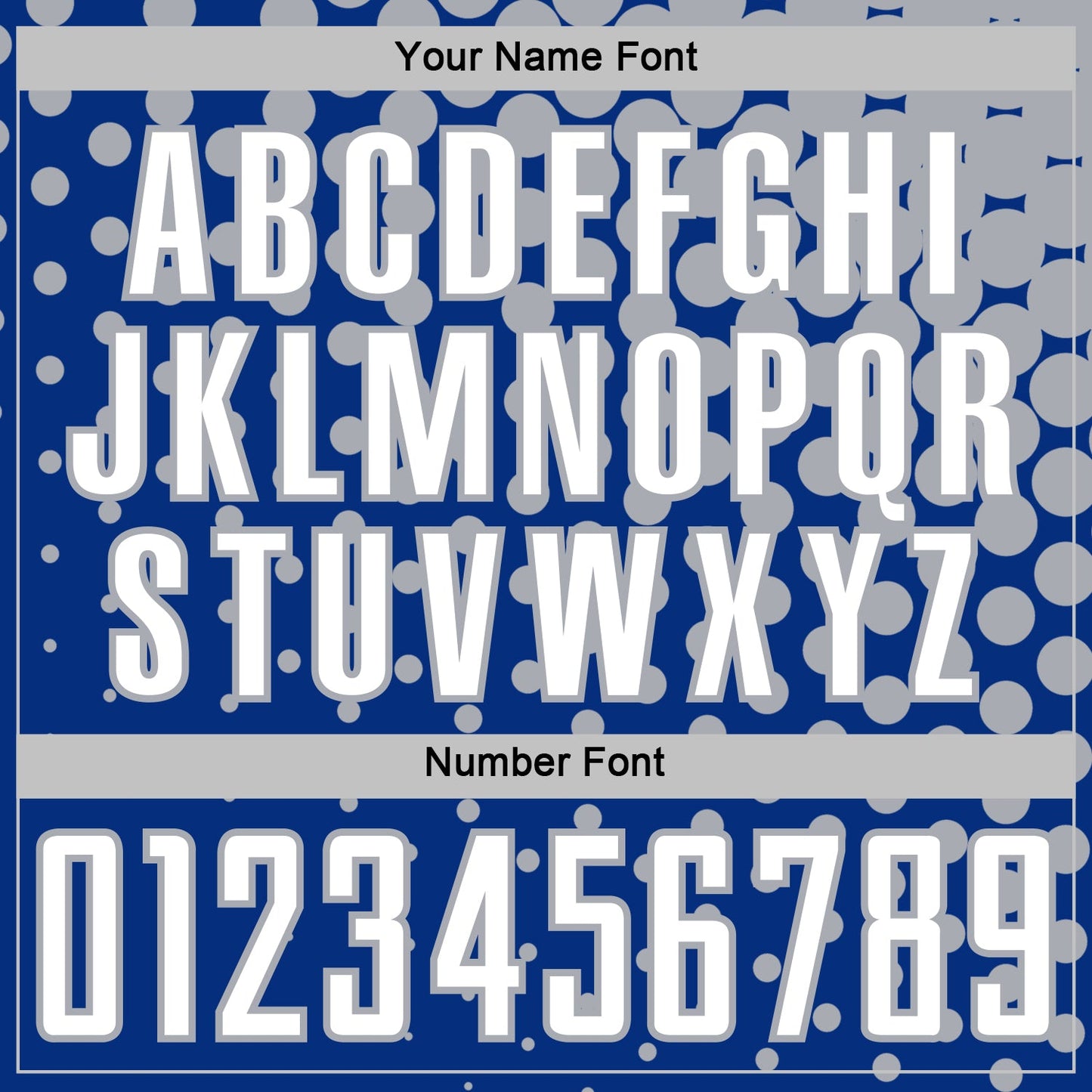 Custom Royal White-Gray Modern Polka Dot Sublimation Soccer Uniform Jersey Limited