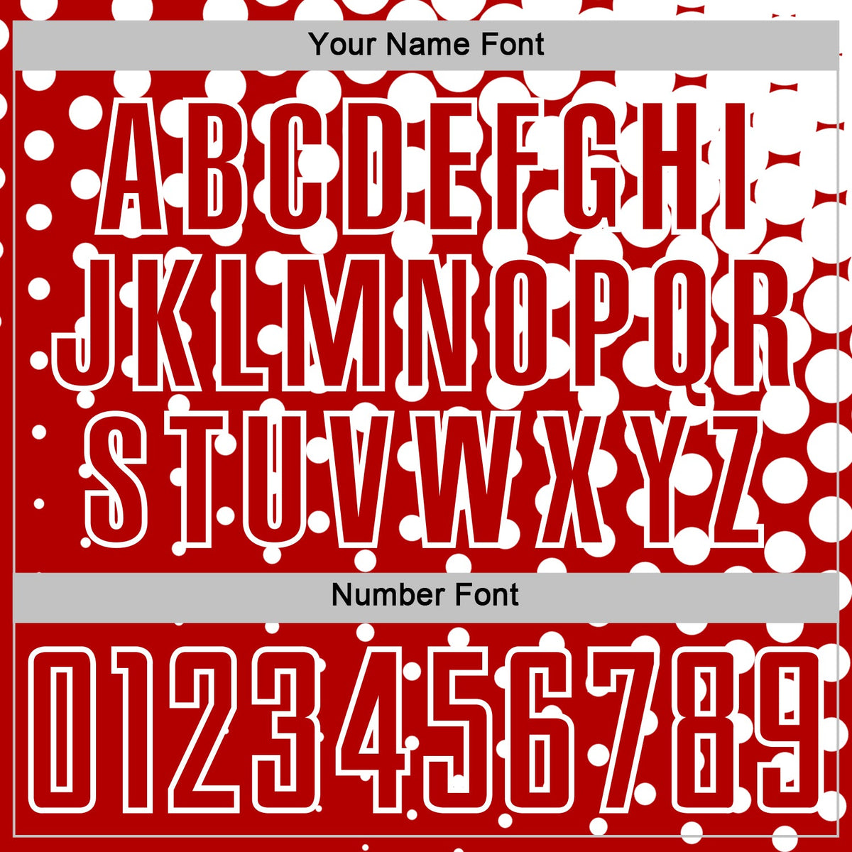 Custom Red White Modern Polka Dot Sublimation Soccer Uniform Jersey Limited