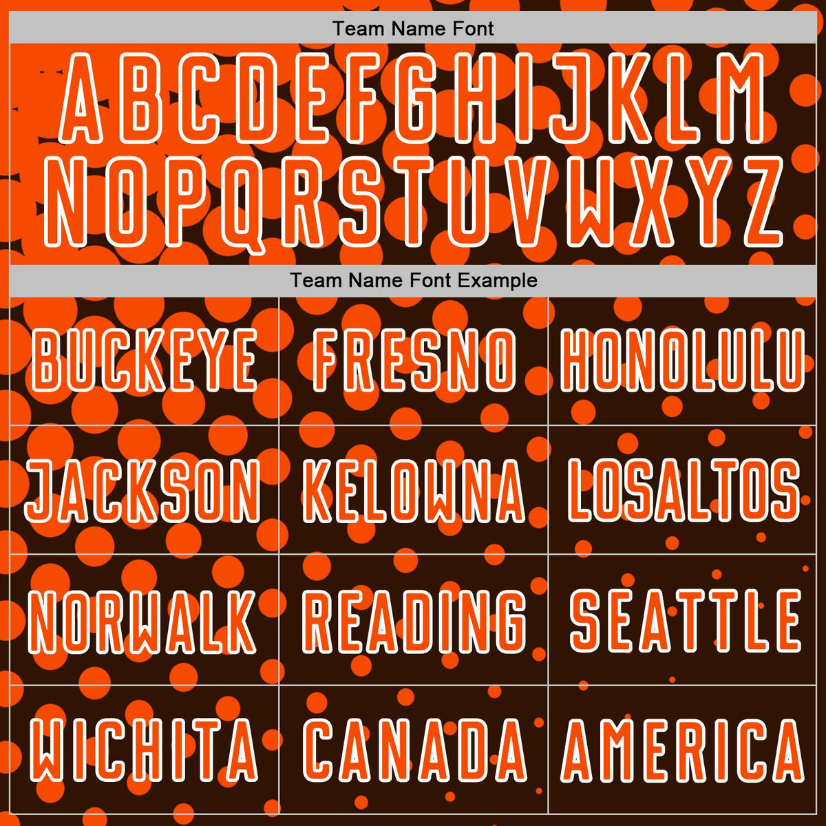 Custom Brown Orange-White Modern Polka Dot Sublimation Soccer Uniform Jersey Limited