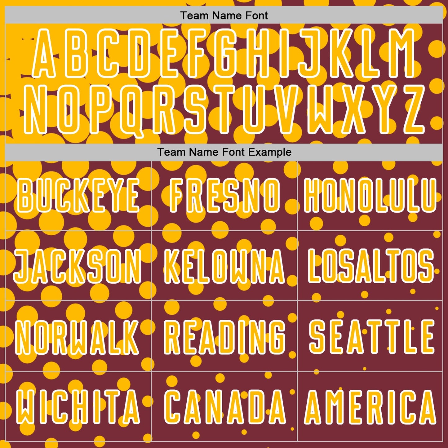 Custom Burgundy Gold-White Modern Polka Dot Sublimation Soccer Uniform Jersey Limited