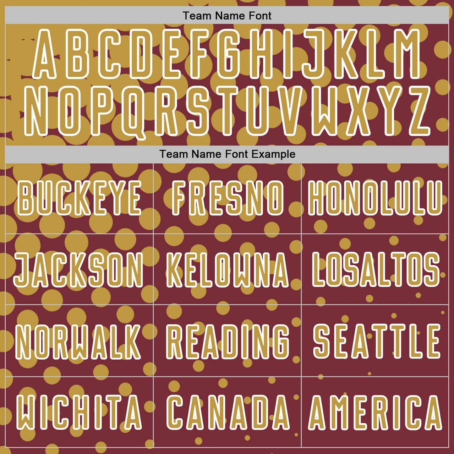 Custom Burgundy Old Gold-White Modern Polka Dot Sublimation Soccer Uniform Jersey Limited