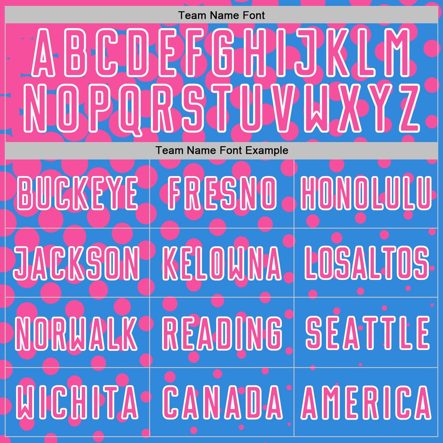 Custom Powder Blue Pink-White Modern Polka Dot Sublimation Soccer Uniform Jersey Limited