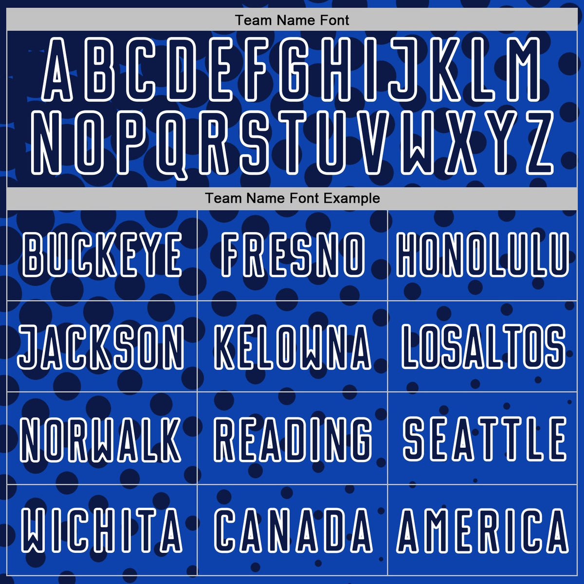 Custom Thunder Blue Navy-White Modern Polka Dot Sublimation Soccer Uniform Jersey Limited