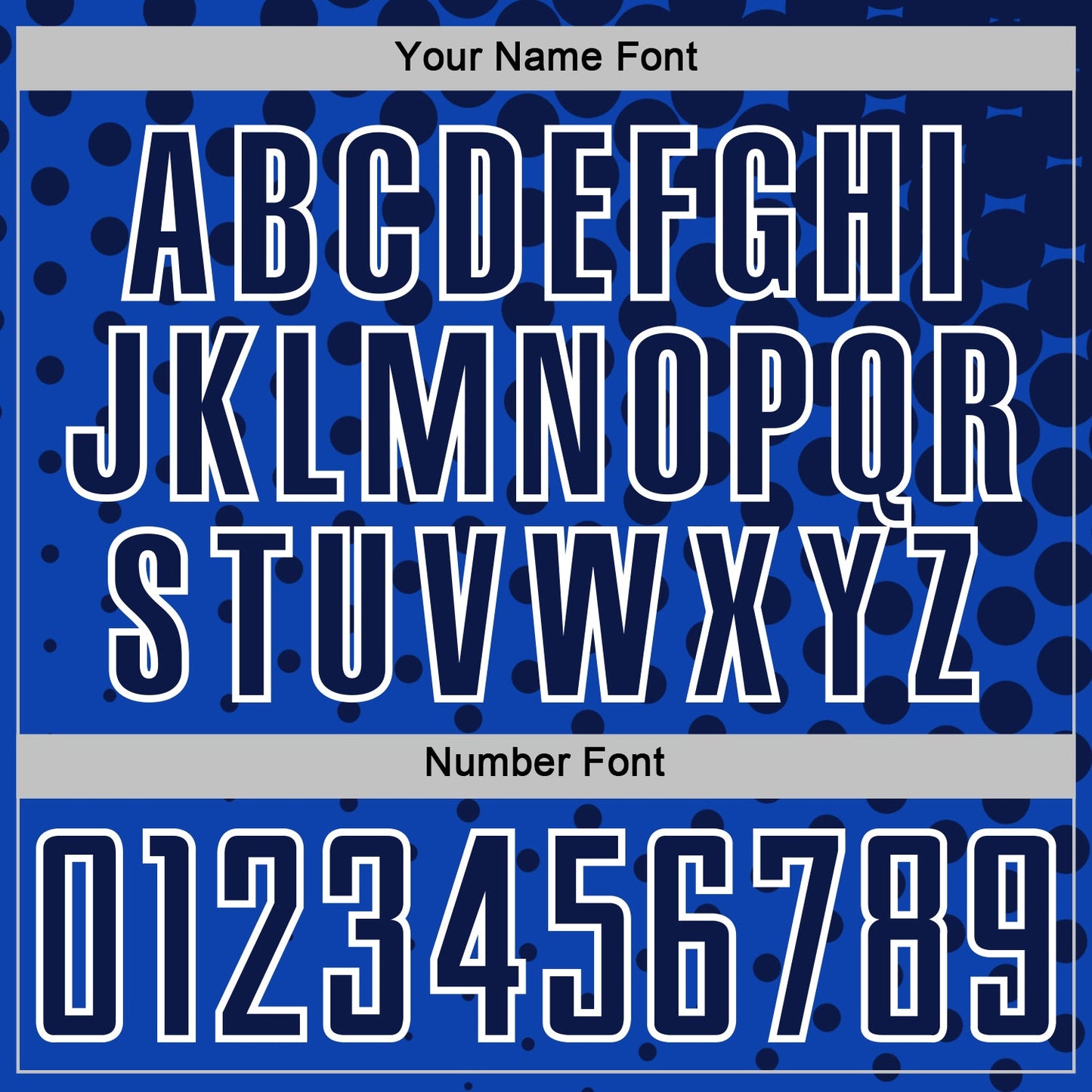 Custom Thunder Blue Navy-White Modern Polka Dot Sublimation Soccer Uniform Jersey Limited