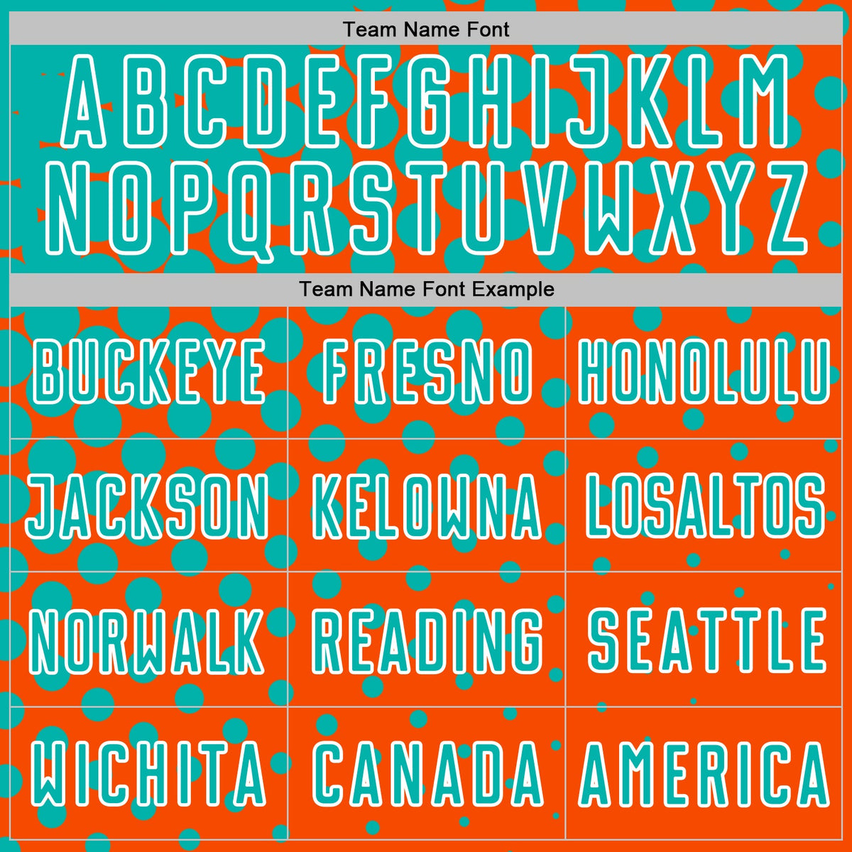 Custom Orange Aqua-White Modern Polka Dot Sublimation Soccer Uniform Jersey Limited