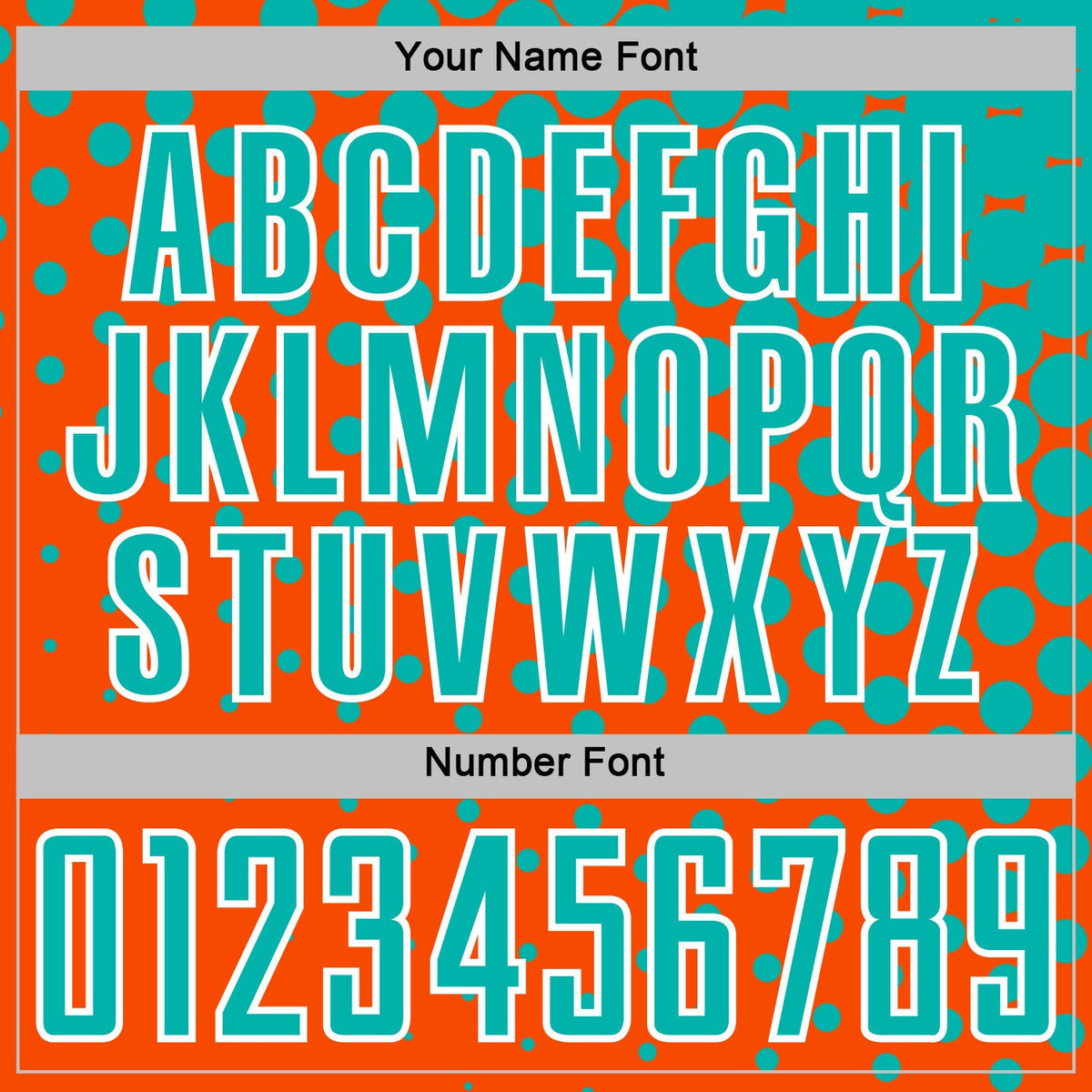 Custom Orange Aqua-White Modern Polka Dot Sublimation Soccer Uniform Jersey Limited