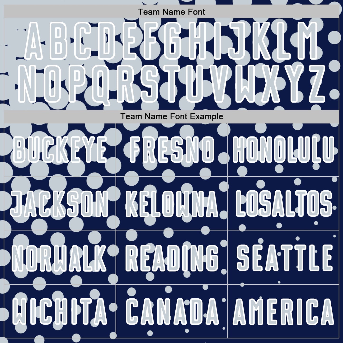 Custom Navy Silver-White Modern Polka Dot Sublimation Soccer Uniform Jersey Limited