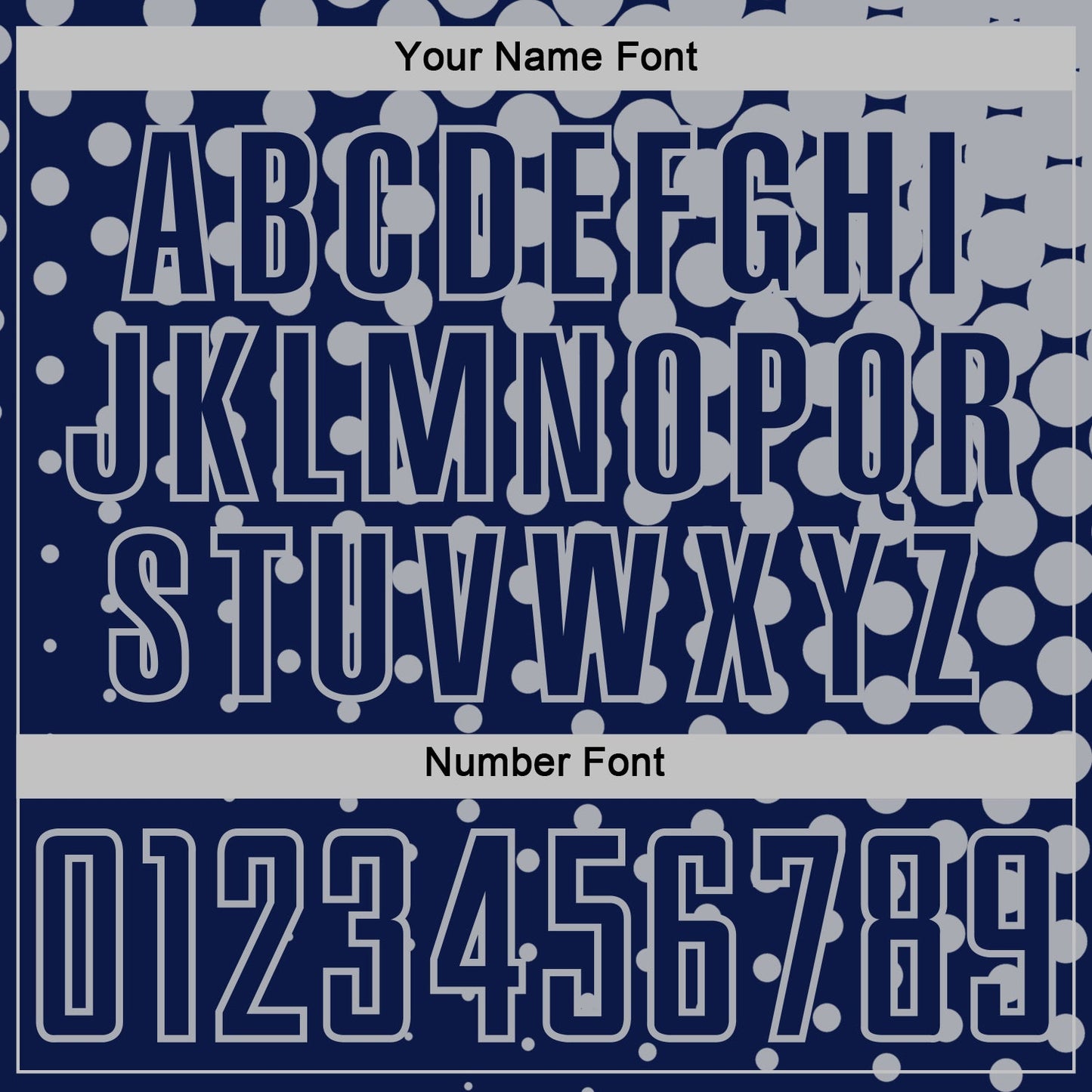 Custom Navy Gray Modern Polka Dot Sublimation Soccer Uniform Jersey Limited