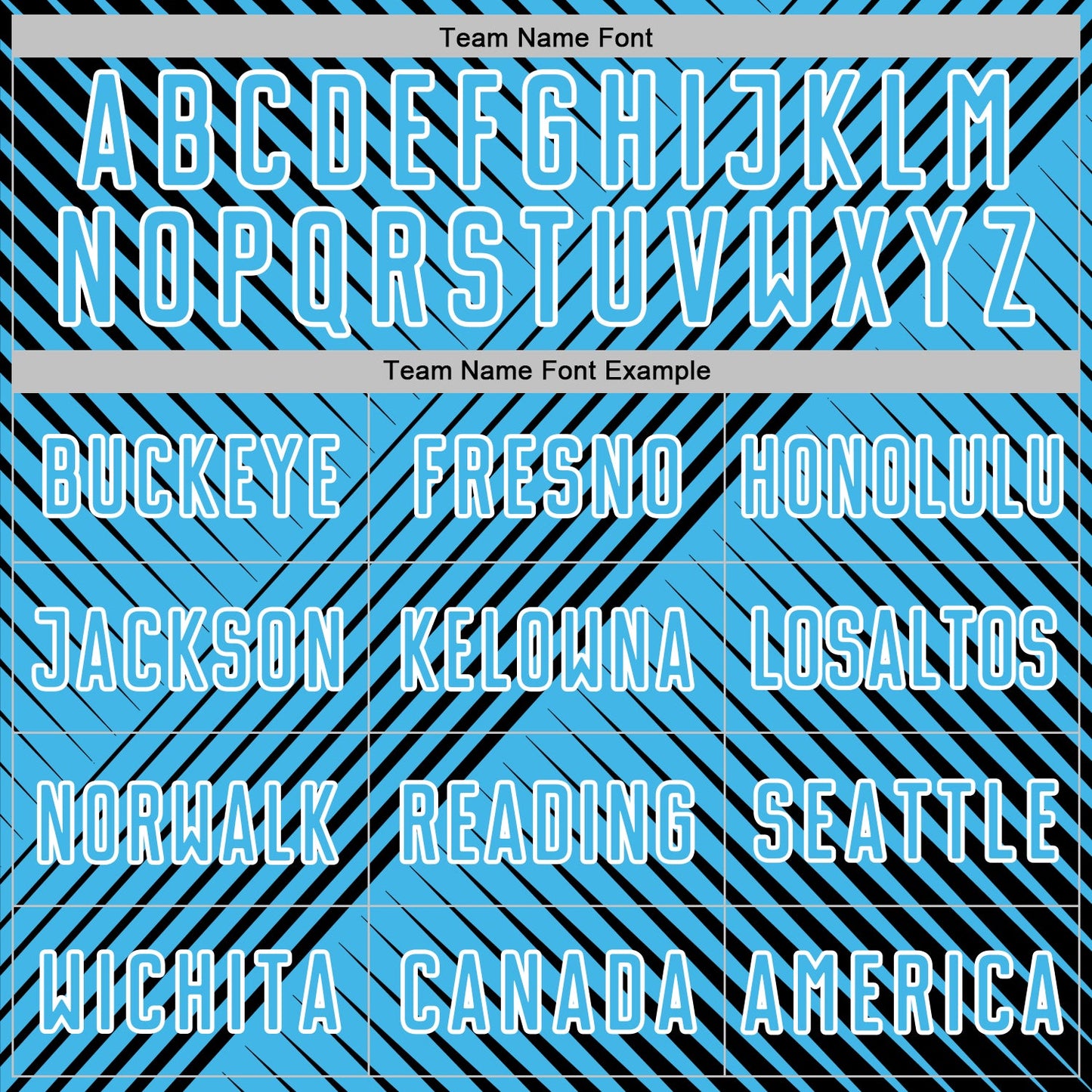 Custom Black Sky Blue-White Line Sublimation Soccer Uniform Jersey Limited