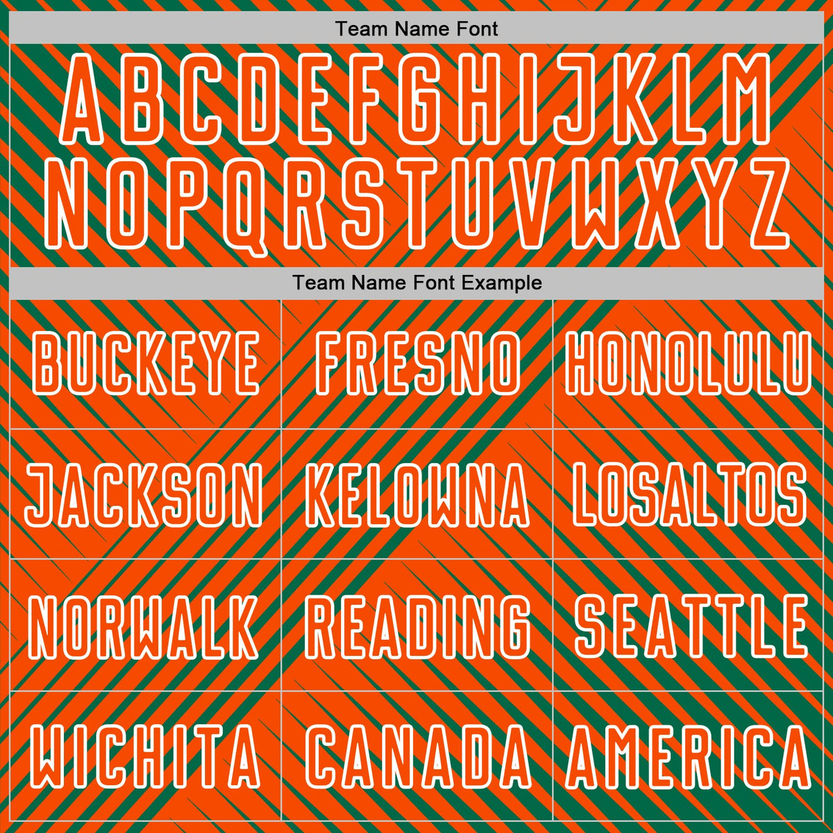 Custom Kelly Green Orange-White Line Sublimation Soccer Uniform Jersey Limited