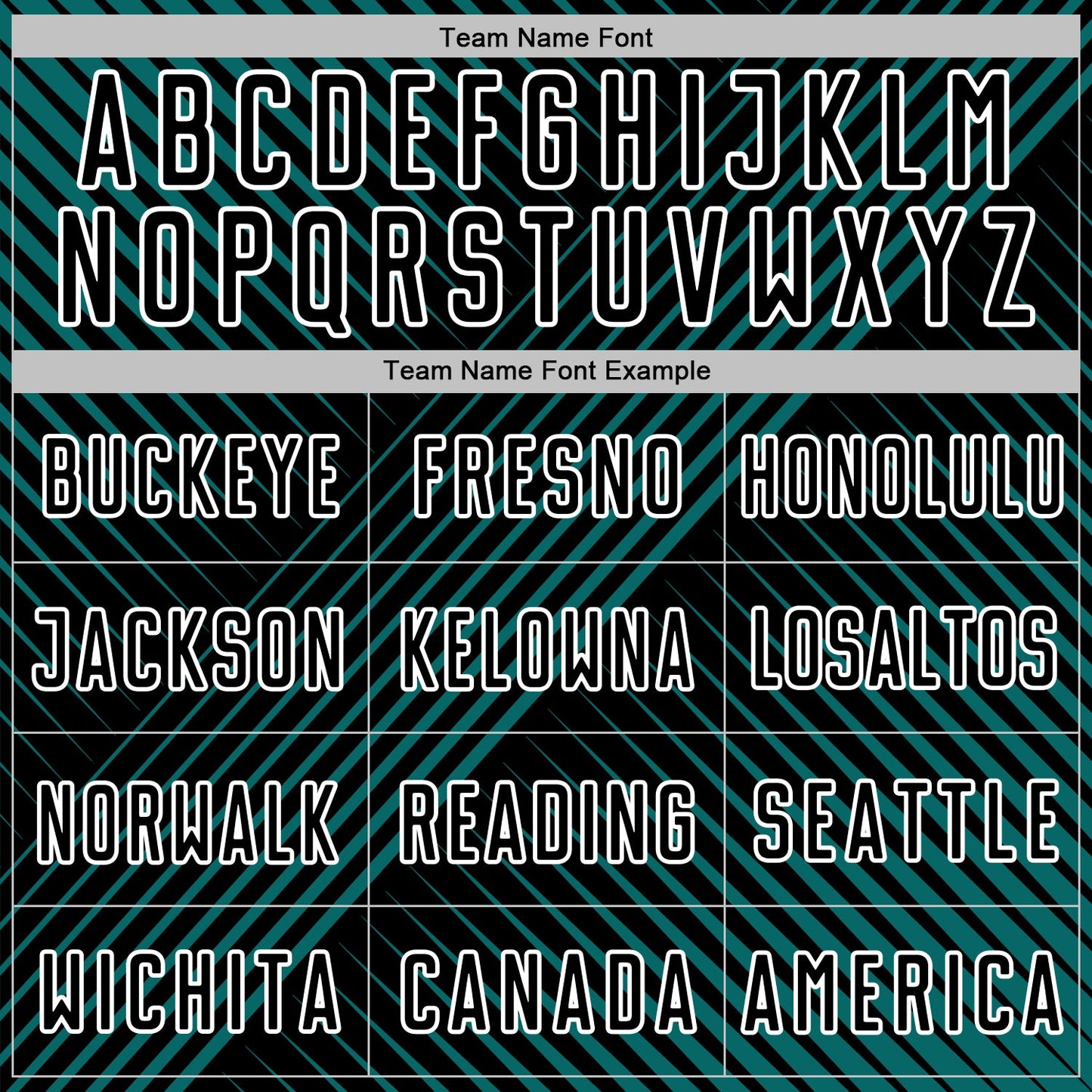 Custom Teal Black-White Line Sublimation Soccer Uniform Jersey Limited