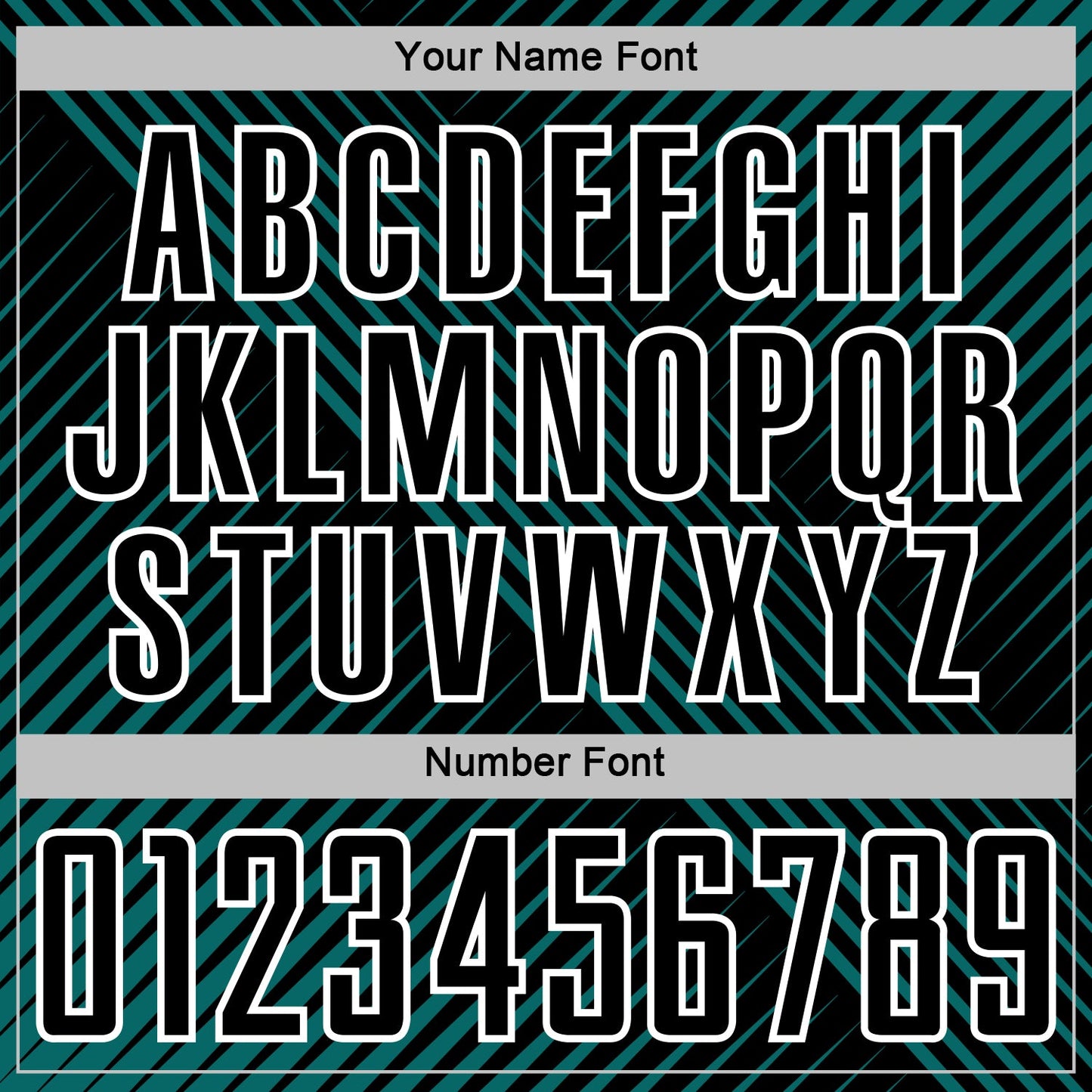 Custom Teal Black-White Line Sublimation Soccer Uniform Jersey Limited