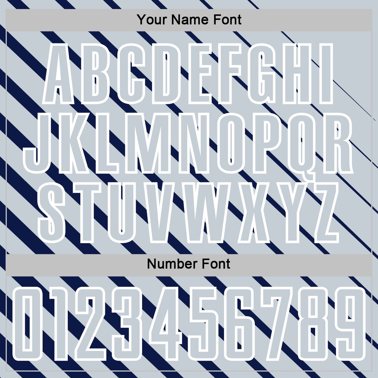 Custom Navy Silver-White Lines Sublimation Soccer Uniform Jersey Limited