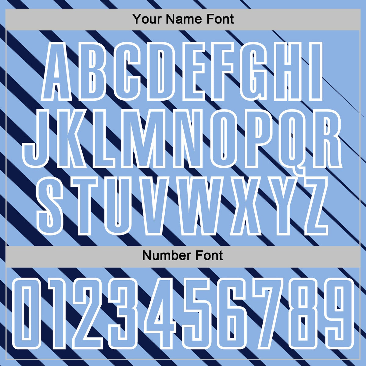 Custom Navy Light Blue-White Lines Sublimation Soccer Uniform Jersey Limited