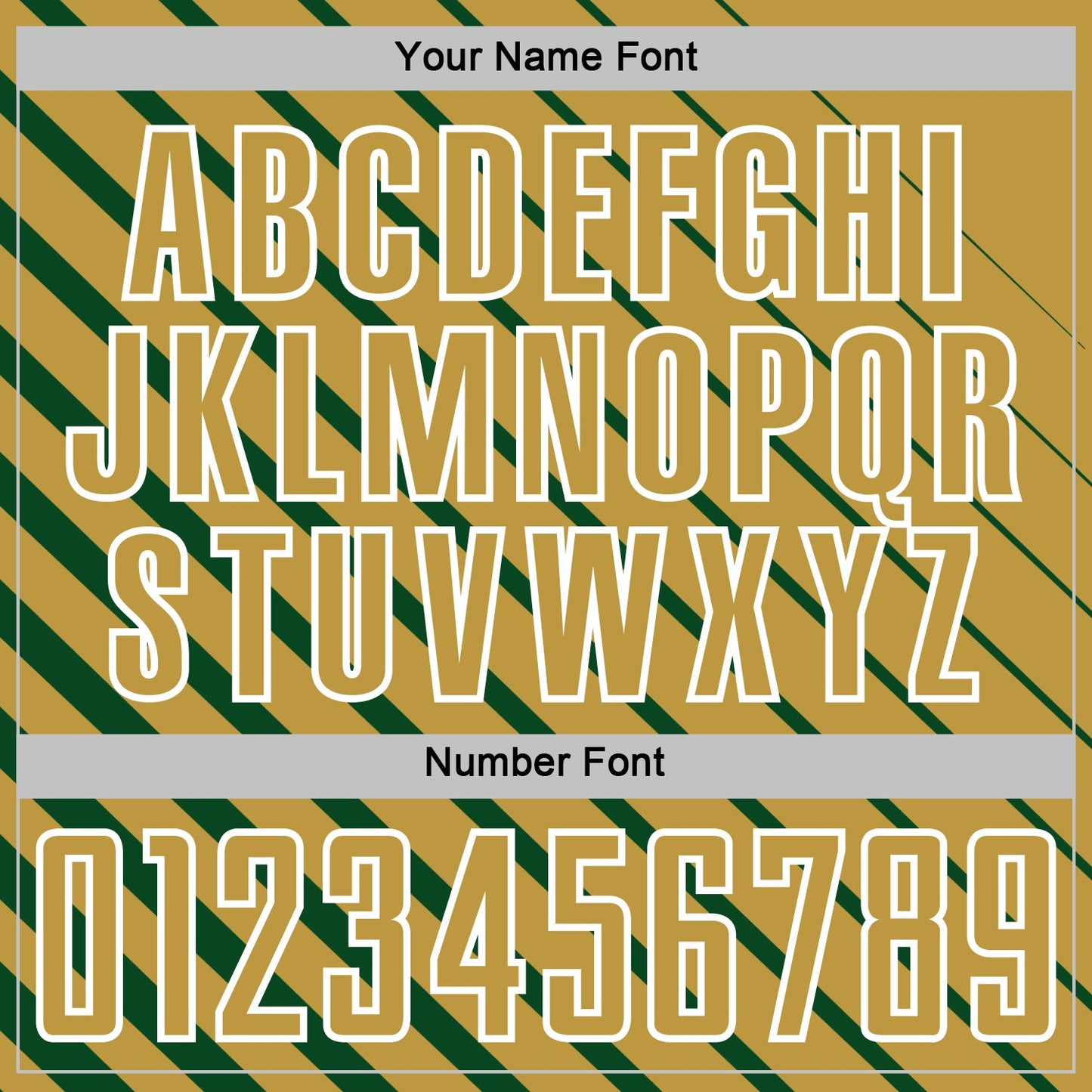 Custom Green Old Gold-White Lines Sublimation Soccer Uniform Jersey Limited