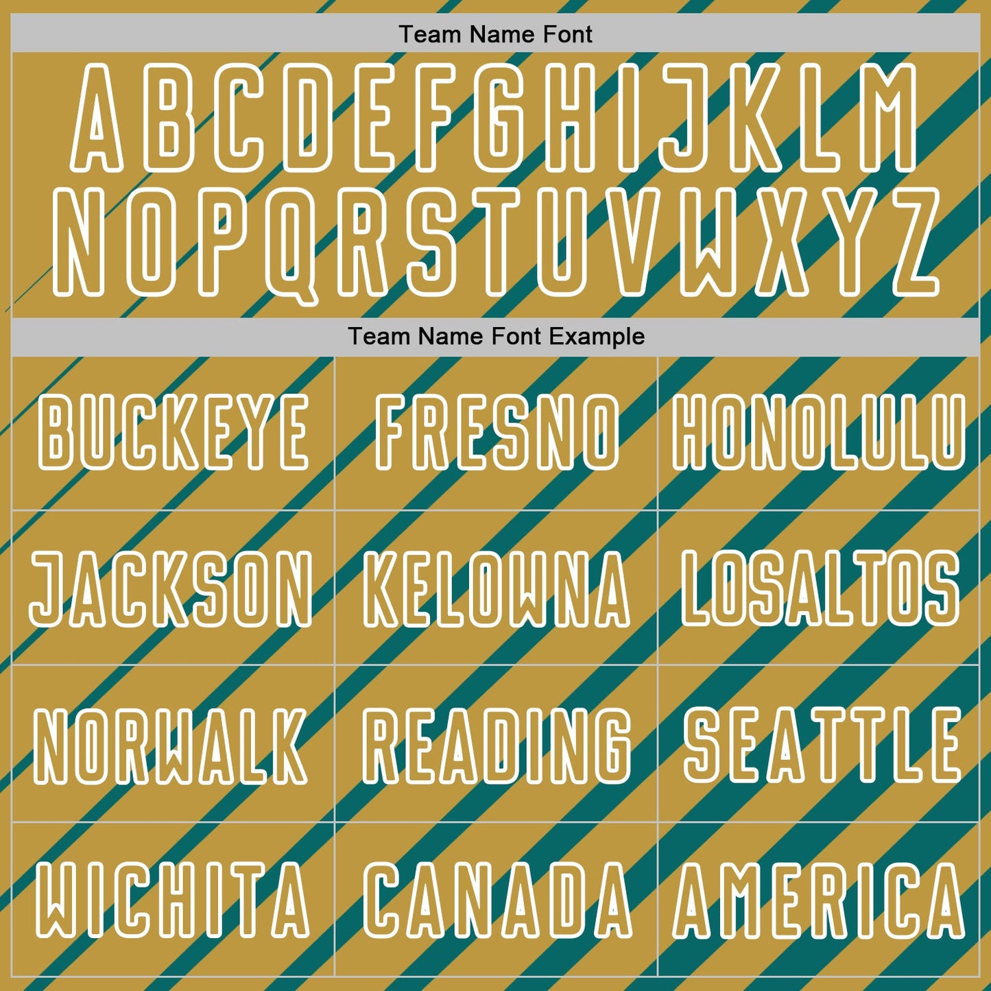 Custom Teal Old Gold-White Lines Sublimation Soccer Uniform Jersey Limited