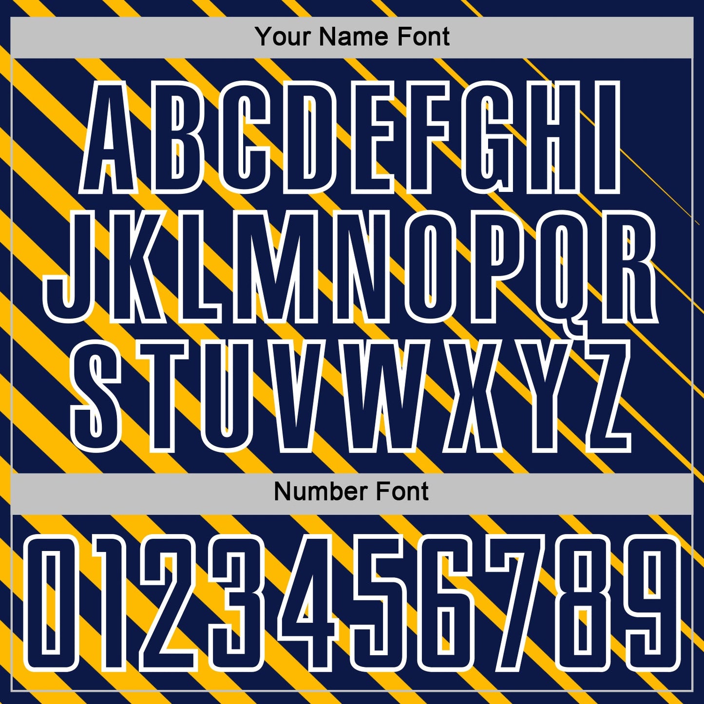 Custom Gold Navy-White Lines Sublimation Soccer Uniform Jersey Limited