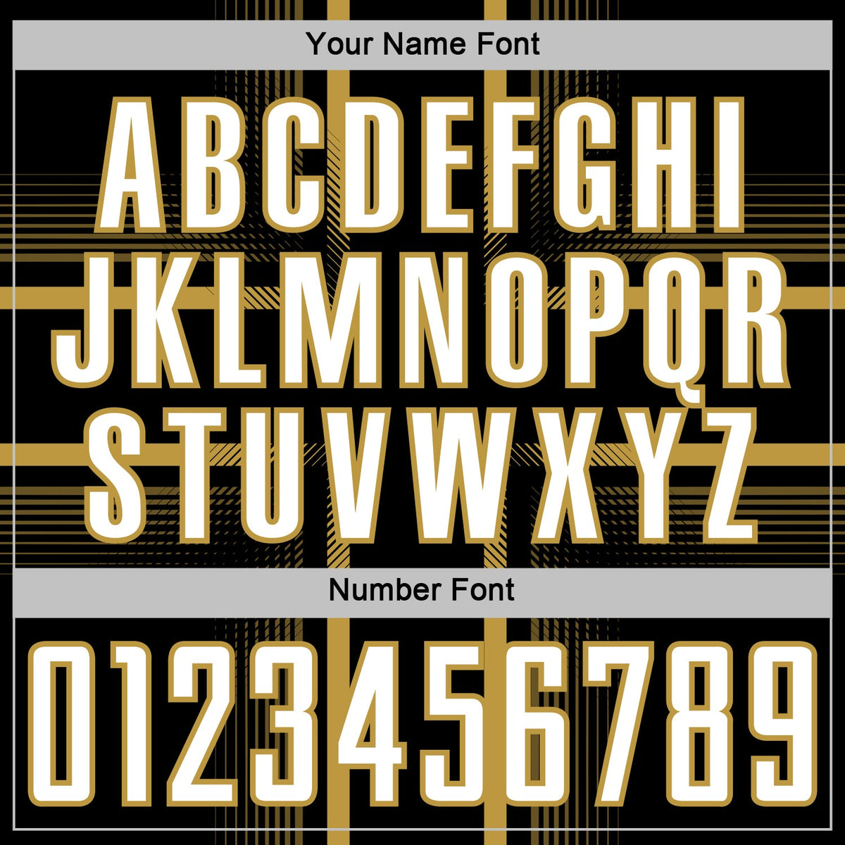 Custom Black White-Old Gold Lines Sublimation Soccer Uniform Jersey Limited