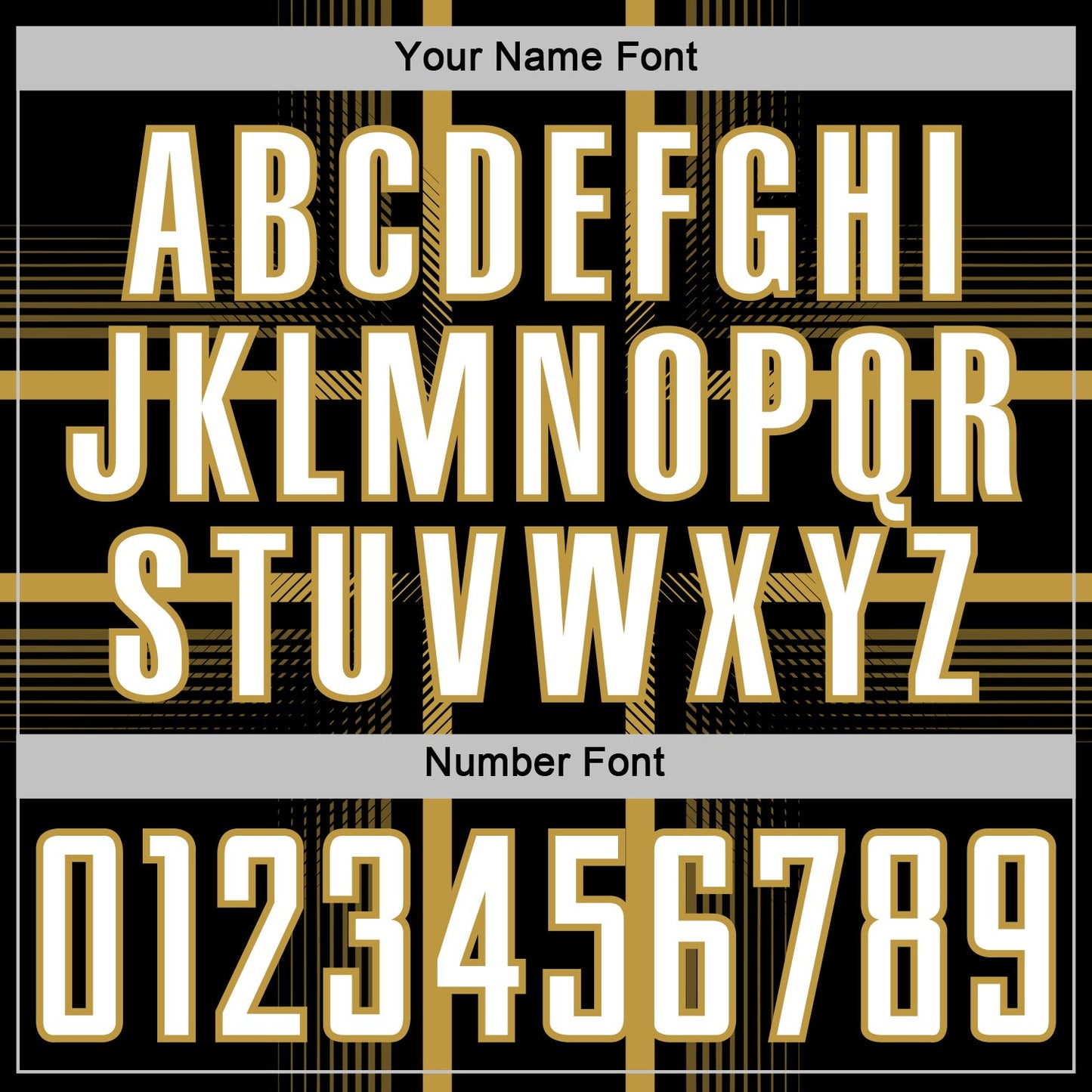 Custom Black White-Old Gold Lines Sublimation Soccer Uniform Jersey Limited