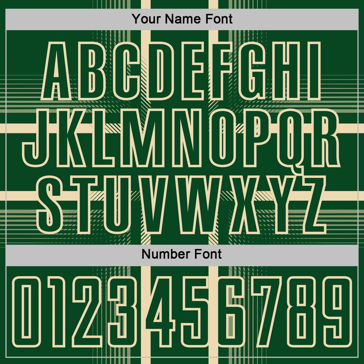 Custom Green Cream Lines Sublimation Soccer Uniform Jersey Limited