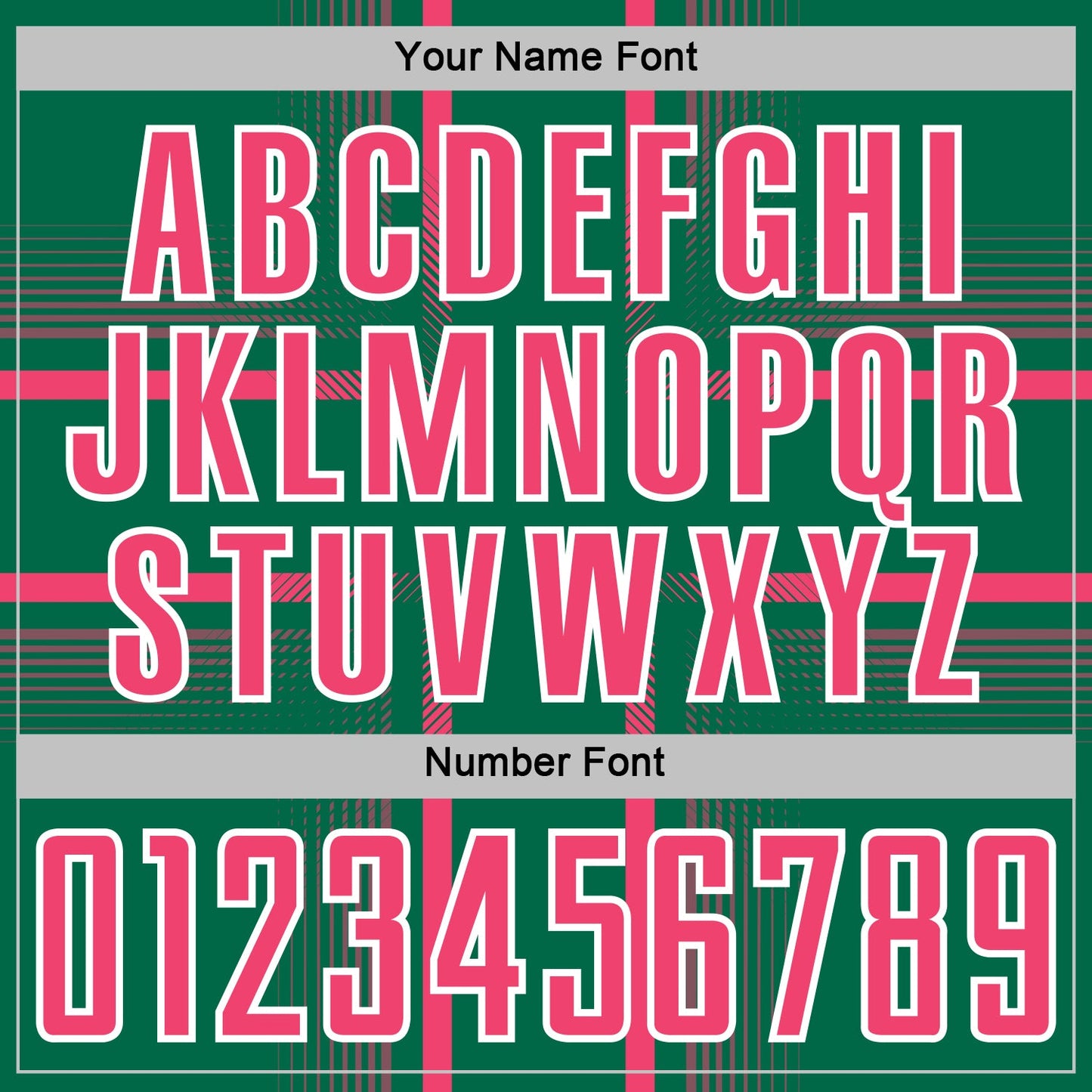 Custom Kelly Green Neon Pink-White Lines Sublimation Soccer Uniform Jersey Limited