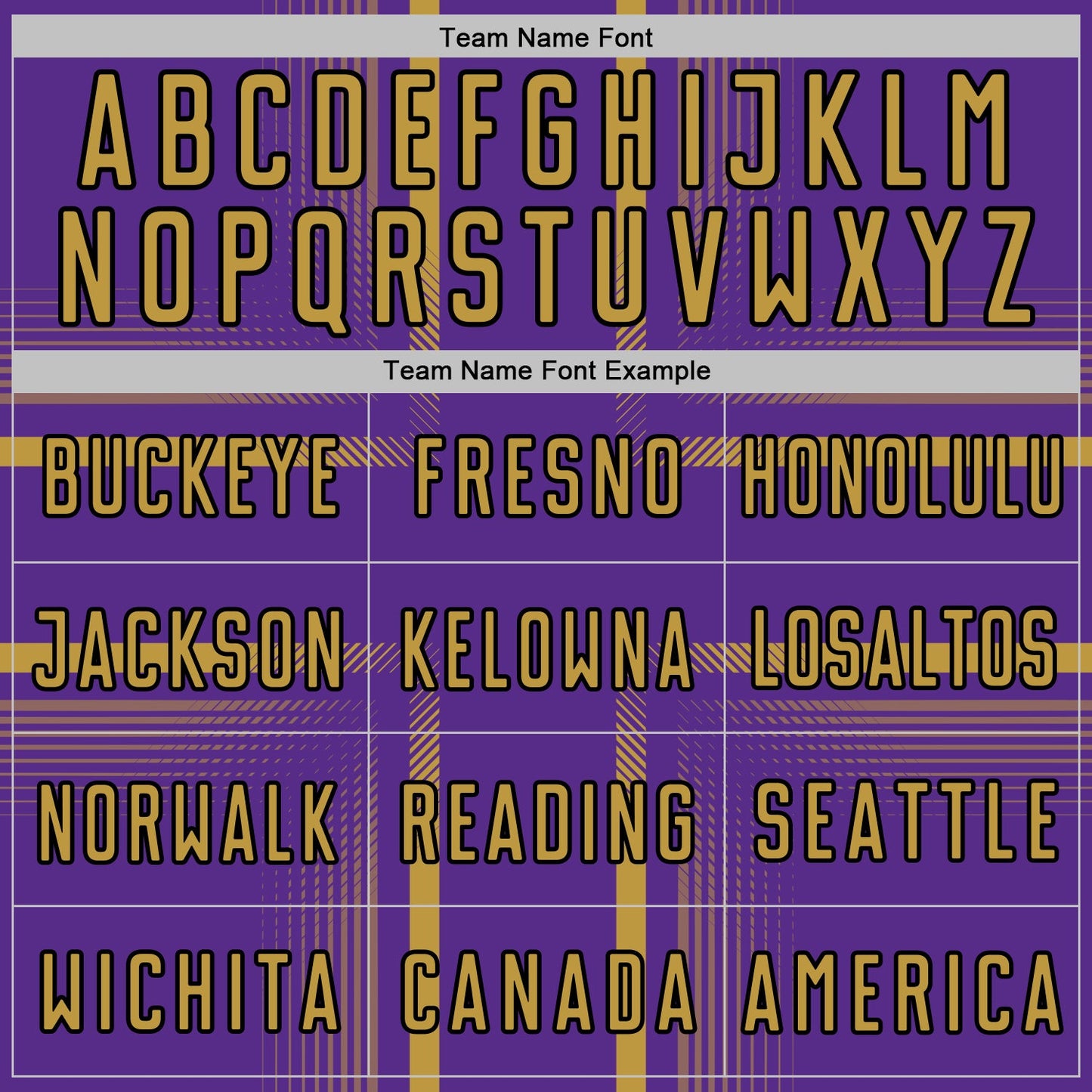 Custom Purple Old Gold-Black Lines Sublimation Soccer Uniform Jersey Limited