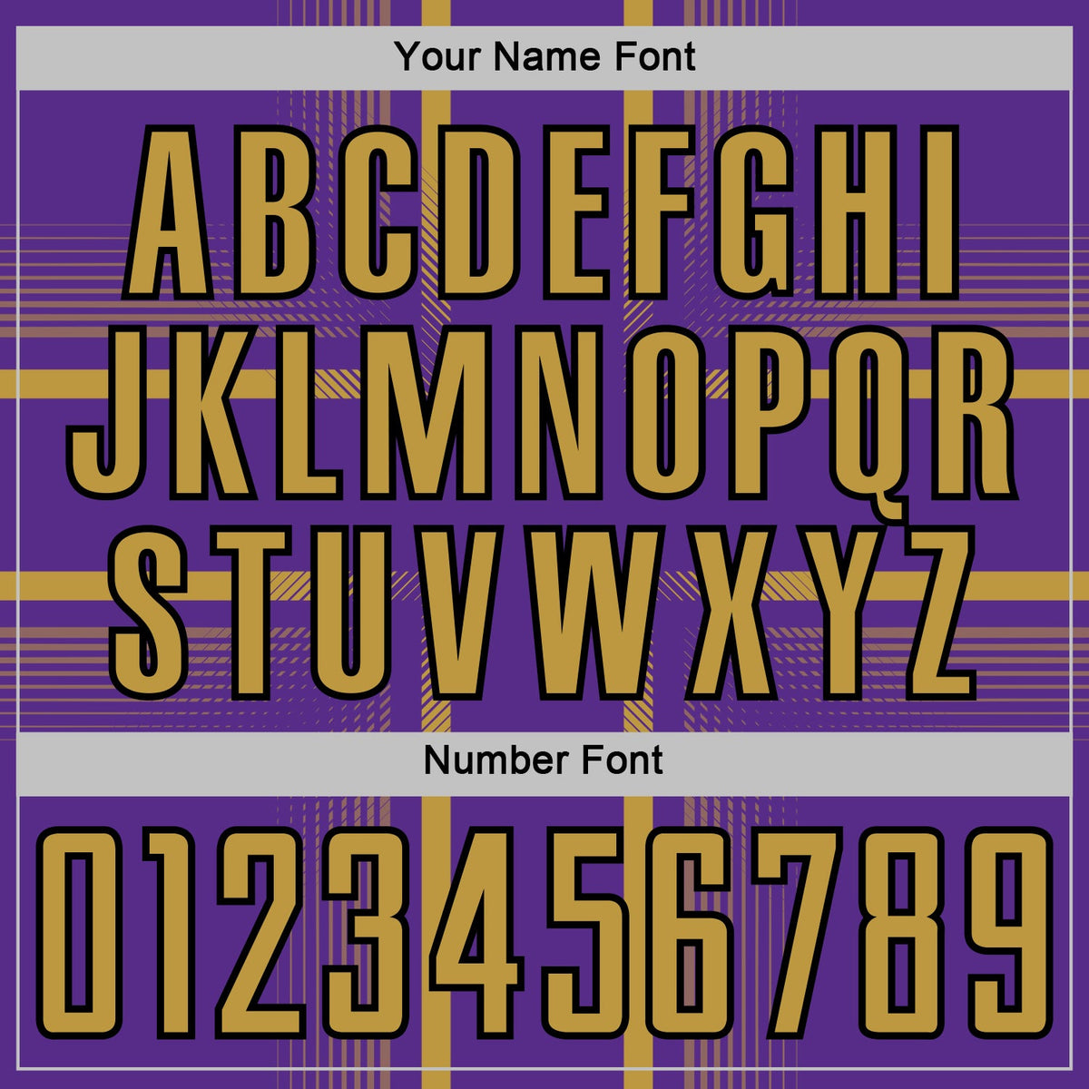 Custom Purple Old Gold-Black Lines Sublimation Soccer Uniform Jersey Limited