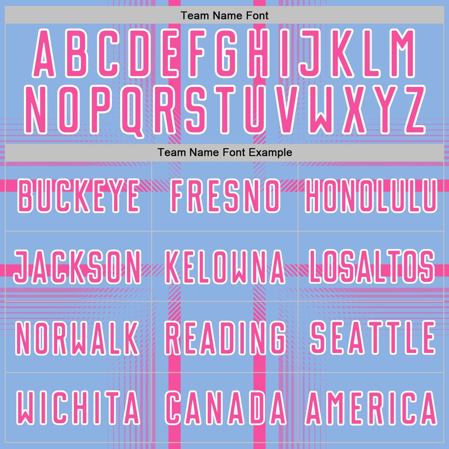 Custom Light Blue Pink-White Lines Sublimation Soccer Uniform Jersey Limited