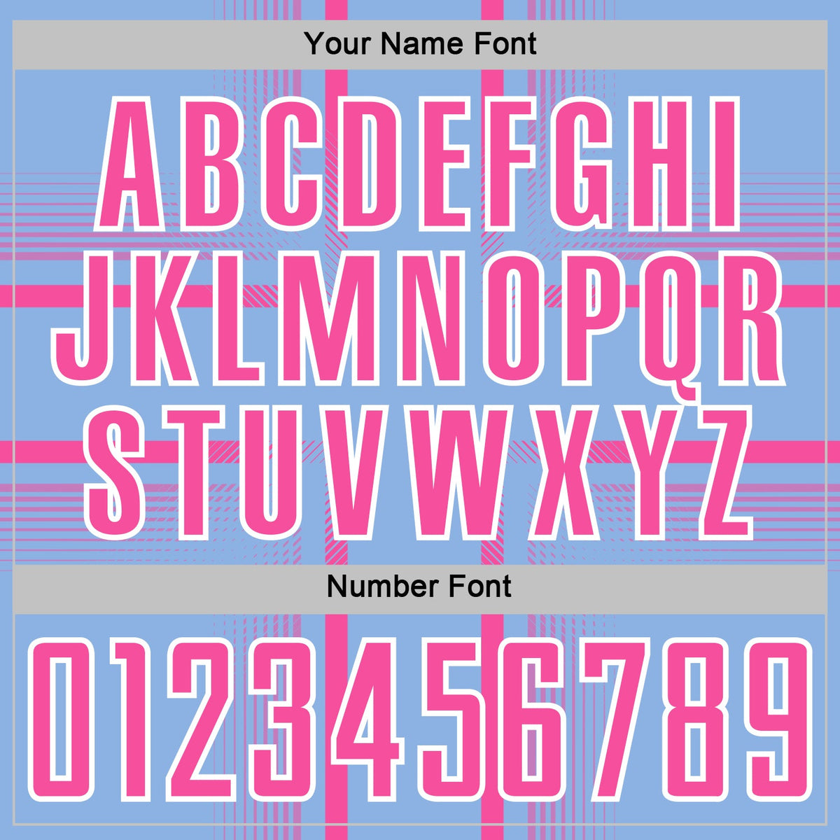 Custom Light Blue Pink-White Lines Sublimation Soccer Uniform Jersey Limited