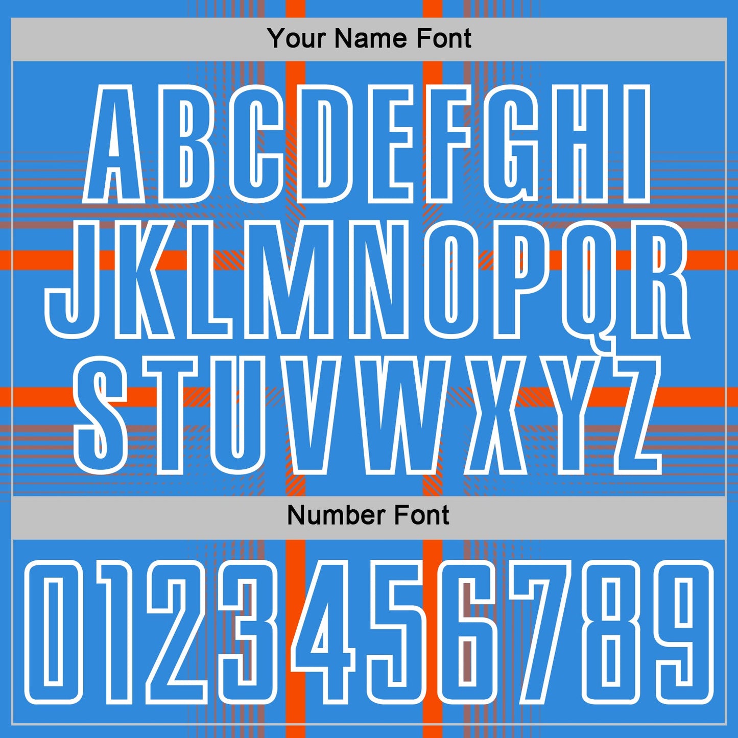 Custom Powder Blue Orange-White Lines Sublimation Soccer Uniform Jersey Limited