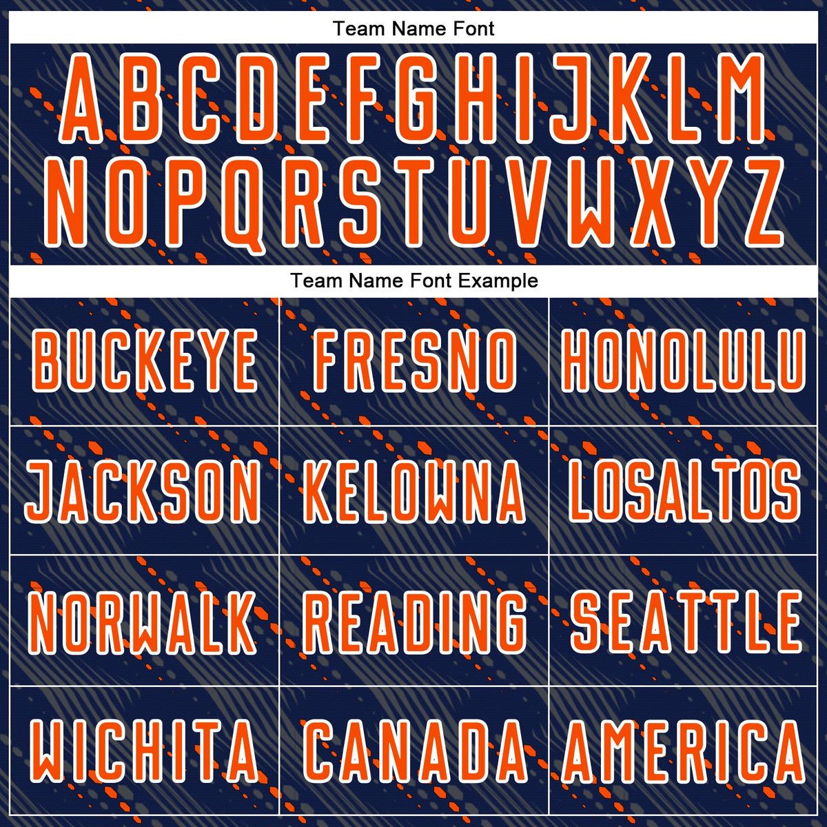 Custom Navy Orange-White Slant Lines Sports Sublimation Soccer Uniform Jersey Limited