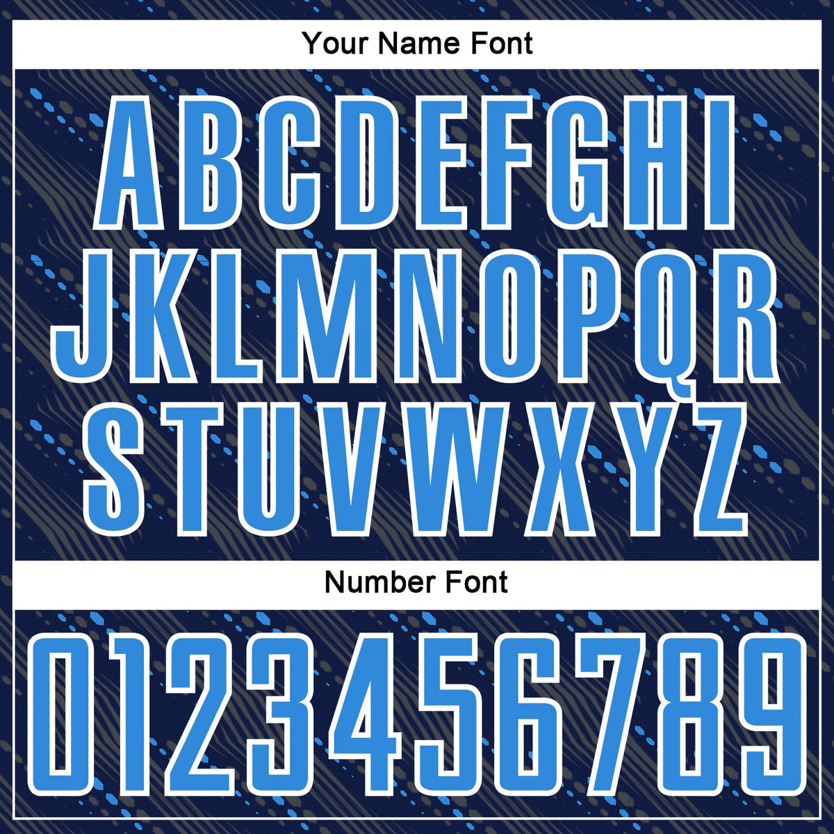 Custom Navy Powder Blue-White Slant Lines Sports Sublimation Soccer Uniform Jersey Limited