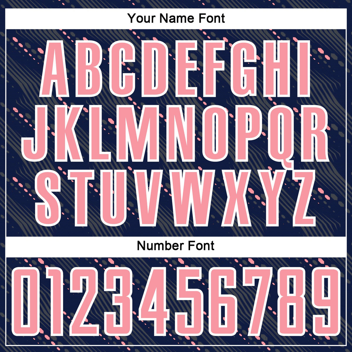 Custom Navy Medium Pink-White Slant Lines Sports Sublimation Soccer Uniform Jersey Limited