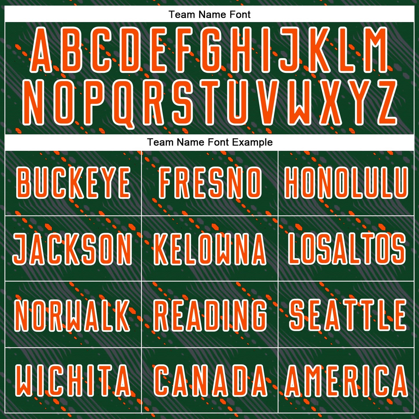 Custom Green Orange-White Slant Lines Sports Sublimation Soccer Uniform Jersey Limited