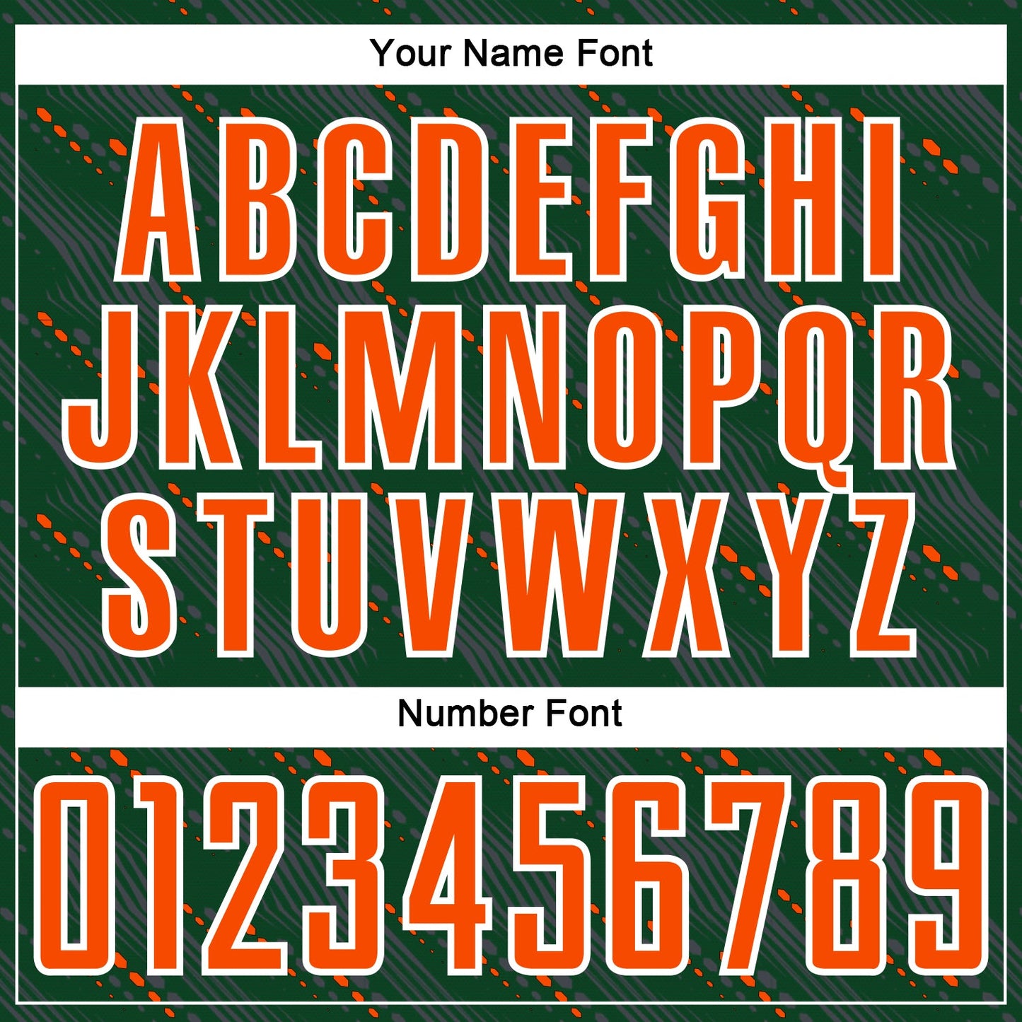 Custom Green Orange-White Slant Lines Sports Sublimation Soccer Uniform Jersey Limited