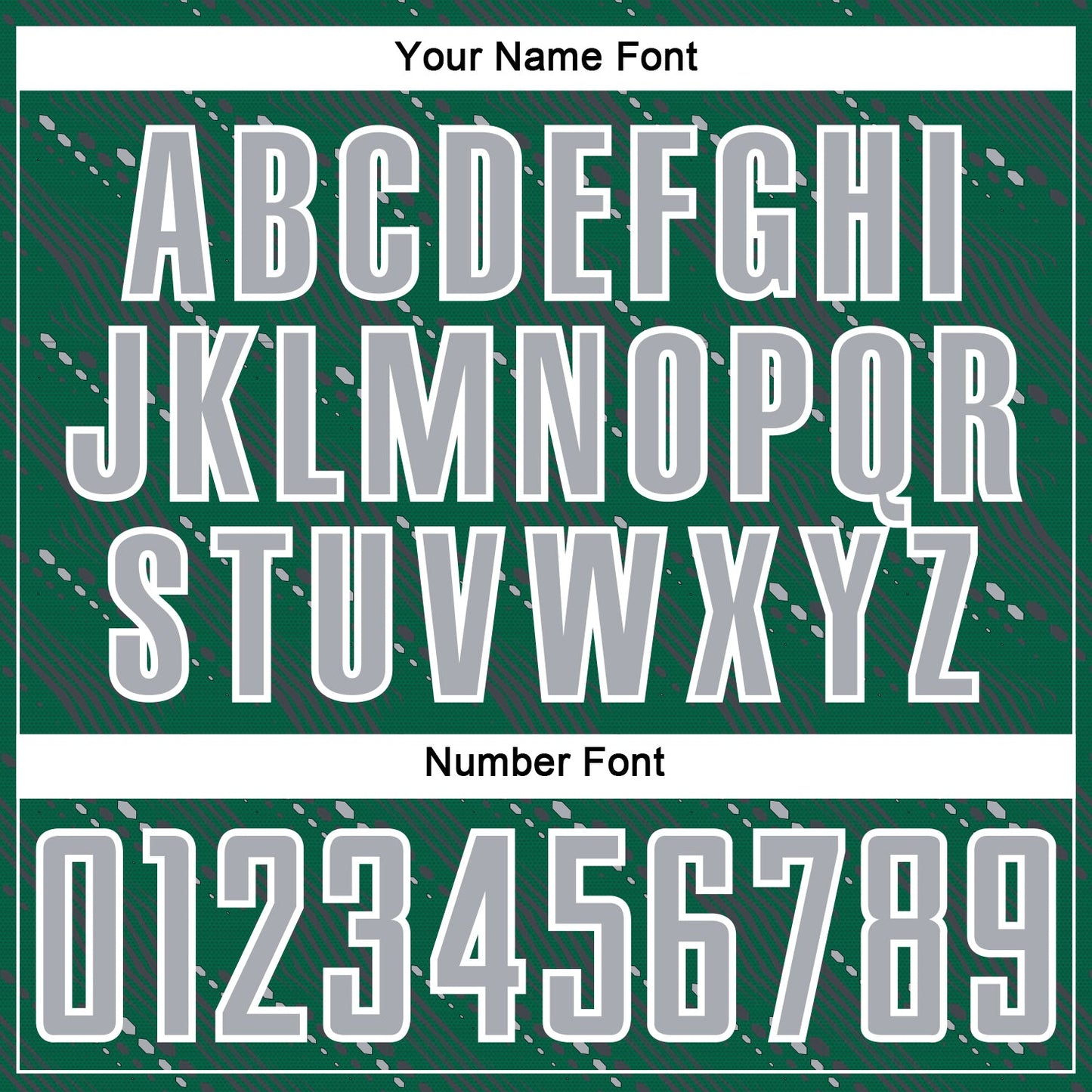 Custom Kelly Green Gray-White Slant Lines Sports Sublimation Soccer Uniform Jersey Limited