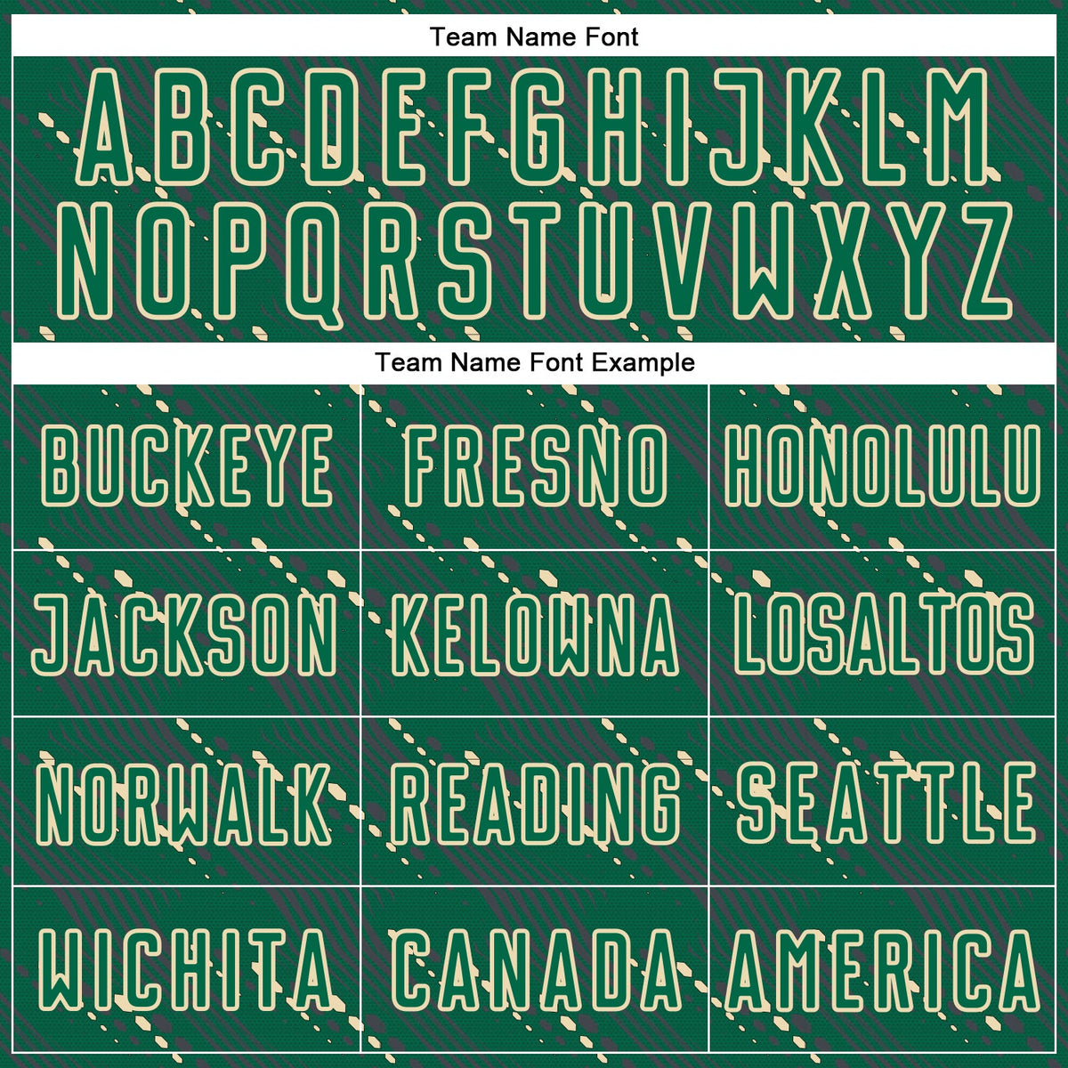 Custom Kelly Green Cream Slant Lines Sports Sublimation Soccer Uniform Jersey Limited