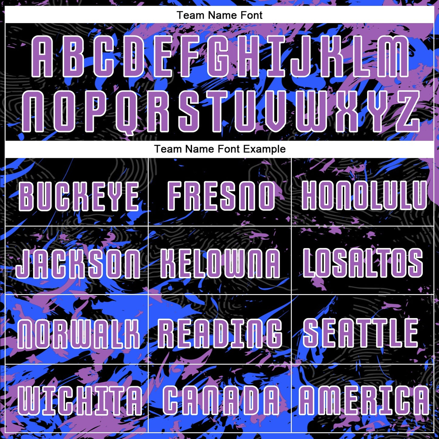 Custom Black Medium Purple Royal-White Fluid Art Splash Sublimation Soccer Uniform Jersey Limited